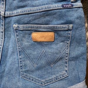 Wrangler Pin Up Cut Off Denim Shorts